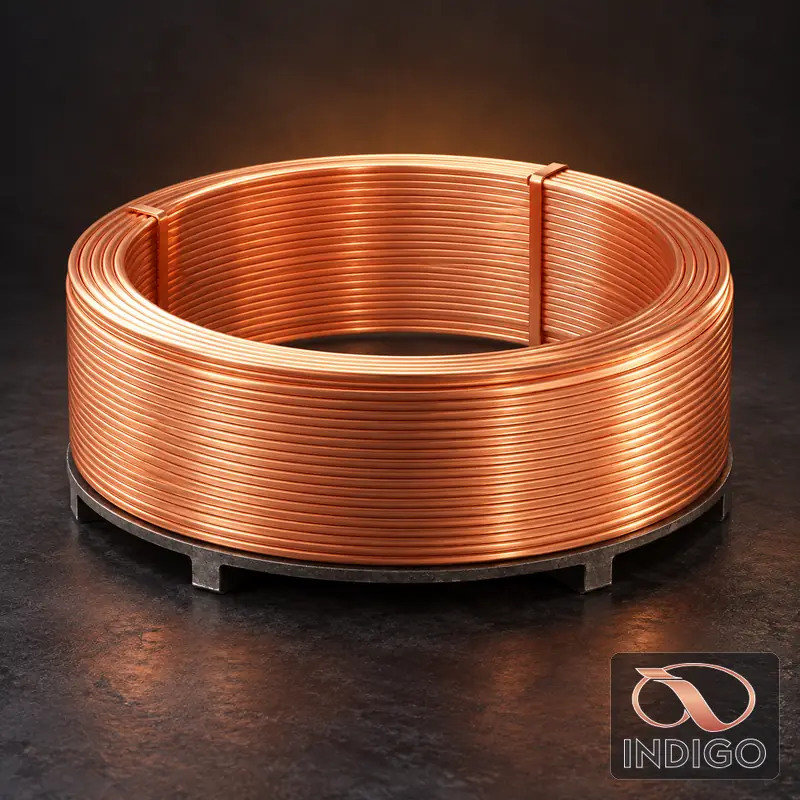 Level wound copper coils