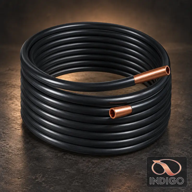 PVC-Coated Copper Tubes supplied by Indigo Metalloys